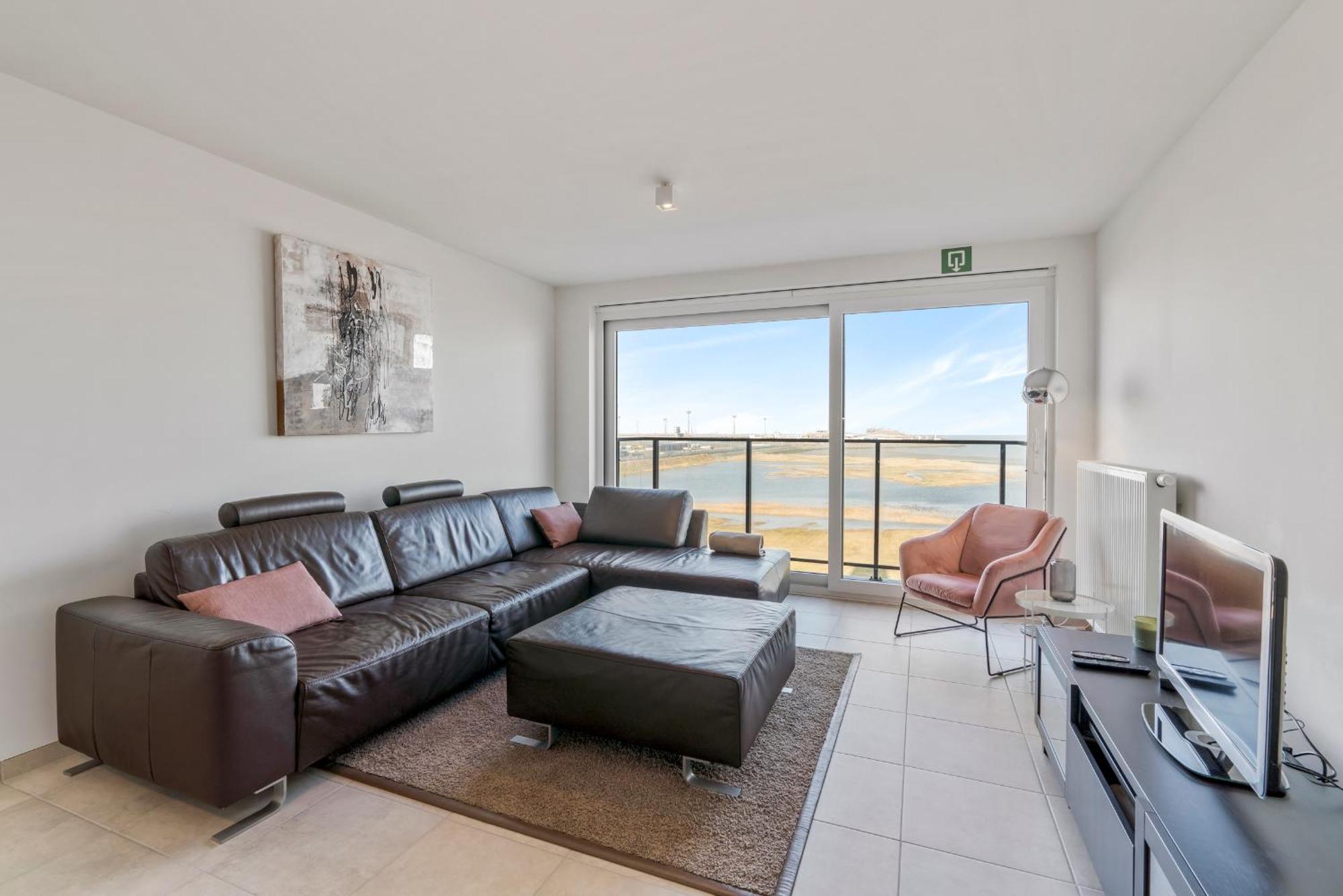 Ontspannen Aan Zee App Met Frontaal Zeezicht - 4P Knokke-Heist Exterior foto